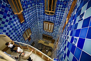 Casa Battlò of Antoni Gaudì, Passeig de Gràcia, Barcelona, Spain, Europe