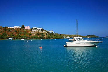 Panoramic view from Swing Bridge, Bermuda, Atlantic Ocean, Central America