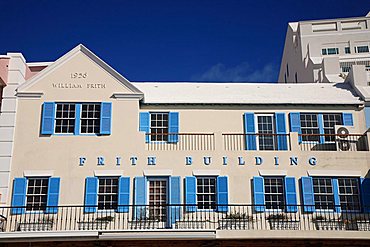 Typical architecture, Hamilton, Bermuda, Atlantic Ocean, Central America