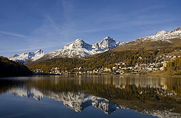 Cityscape, St. Moritz, Engadina, Switzerland