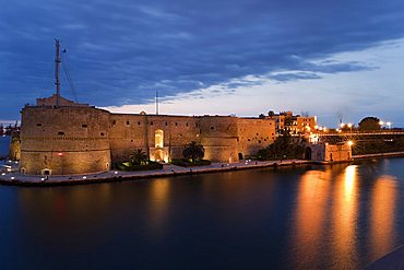 Taranto, Apulia, Italy. The city promenade