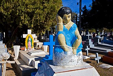 Cemetery, Alamos, Sonora, Mexico, Central America