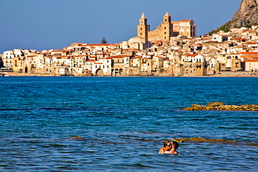 Cefalù, cityscape, Sicily, Italy