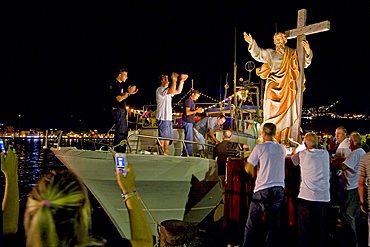 Giardini di Naxos, Saint Pancrazio feast, Messina, Sicily, Italy, Europe