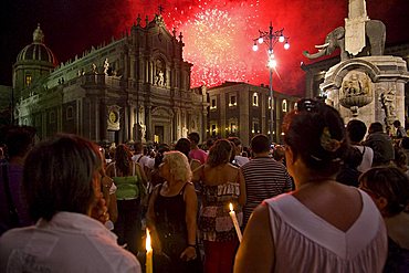 Sant'Agata religius celebration, Catania, Sicily, Italy, Europe