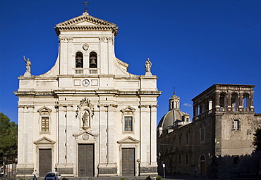 Santa Barbara church, Paternò, Catania, Sicily, Italy, Europe