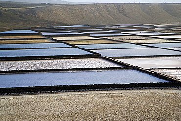 Salt pans near Yaiza, Lanzarote, Canary Islands, Spain