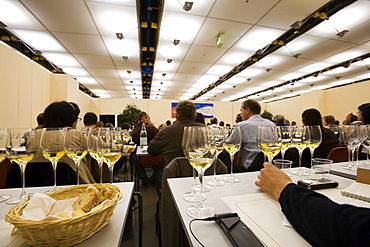 Workshop of taste about The wines of stone, Terra Madre fair, Turin, Piedmont, Italy