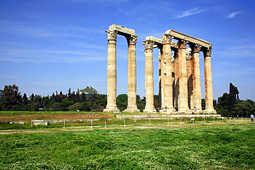 Zeus temple, Athens, Greece, Europe