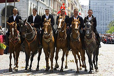 Cagliari, Sant'Efisio traditional event, the most important religious feast in Sardinia, Italy, Europe