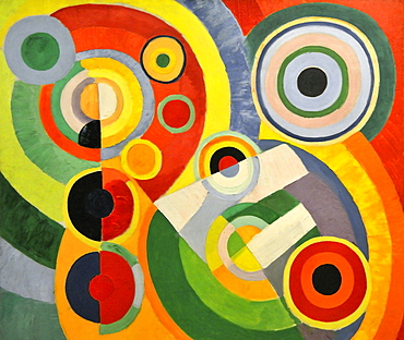 Rhythm, Joie de Vivre, Robert Delaunay, Musee National d'Art Moderne, Centre Georges Pompidou, Beaubourg, Paris, Ile-de-France, France, Europe