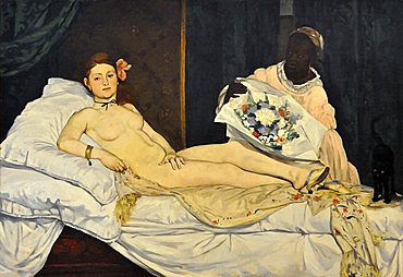 Olympia, edouard Manet, Musee d'Orsay, Paris, Ile-de-France, France, Europe