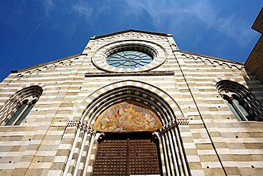 Sant'Agostino deconsecrate church, now used as theatre, Gothic style, Teatro della Tosse, Piazza Renato Negri square, Genoa, Ligury, Italy, Europe