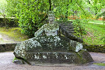 Proserpina statue, Parco dei Mostri monumental complex, Bomarzo, Lazio, Italy