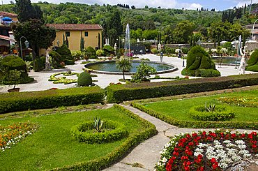 Garden, Vila Garzoni, Collodi, Tuscany, Italy