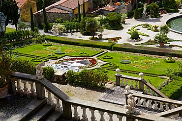 Garden, Vila Garzoni, Collodi, Tuscany, Italy