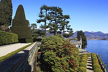 Terraced garden, Isola Bella, Borromean Islands, Lago Maggiore, Piedmont, Italy