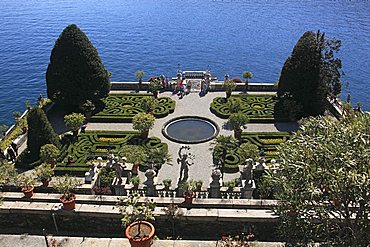 Terraced garden, Isola Bella, Borromean Islands, Lago Maggiore, Piedmont, Italy