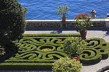 Terraced garden, Isola Bella, Borromean Islands, Lago Maggiore, Piedmont, Italy