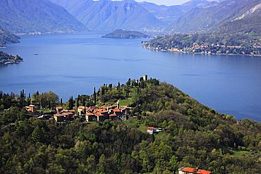 Vezio castle, Como lake, Lombardy, Italy