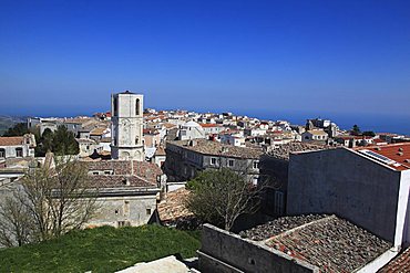 Octagonal tower, Monte Sant'Angelo, Gargano National Parc, Puglia, Italy