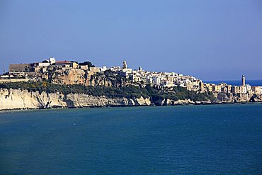 Cityscape, Vieste, Gargano National Park, Puglia, Italy
