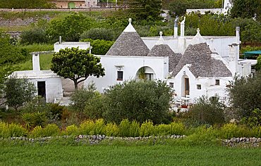 Trulli near Locorotondo, Puglia, Italy