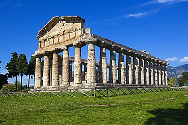 Athena Temple, Paestum archaeological area, Campania, Italy