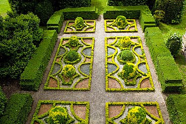 Italian garden, Villa del Vescovo, Villa Marlia, Capannori, Tuscany, Italy