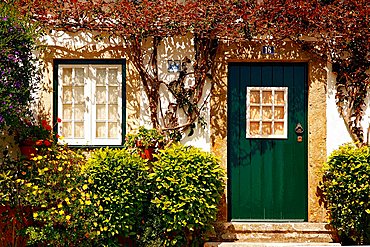 Typical house, Obidos, Portugal, Europe