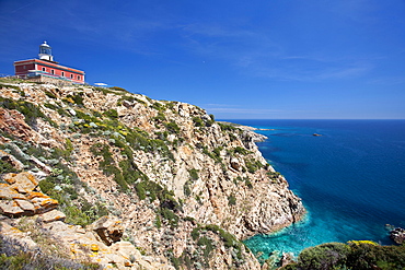 Faro di Capo Spartivento lighthouse, Domus De Maria (CA), Sardinia, Italy