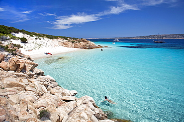 Cala Ciaccaro, Cala Soraia, Isola di Spargi island, Arcipelago della Maddalena, La Maddalena (OT), Sardinia, Italy, Europe