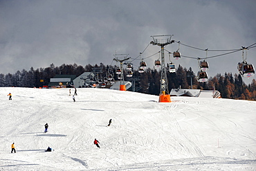 Impianti di risalita, Plan de Corones, Kronplatz, Val Pusteria, Alto Adige, Italy, Europe