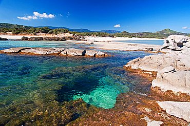 Costa Rei, Scoglio di Peppino, Muravera, Castiadas, Cagliari district, Sardinia, Italy, Europe