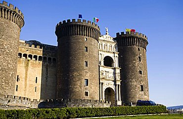 Maschio Angioino castle, Naples,Italy,Europe