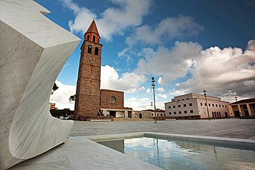 Piazza Roma square, Carbonia (CI), Sardinia, Italy, Europe