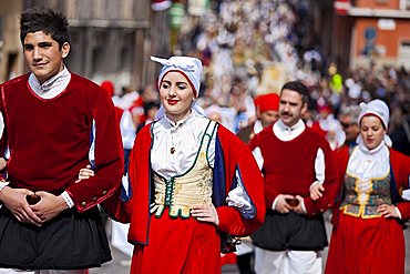 Sant'Efisio traditional event, the most important religious feast in Sardinia, Cagliari (CA), Sardinia, Italy, Europe