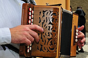 Typical sardinian accordion, Baunei, Sardinia, Italy