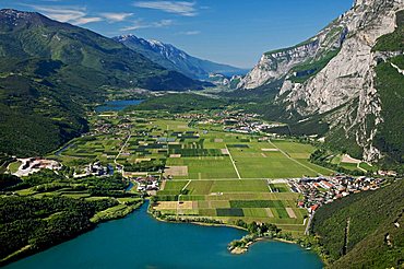 Toblino Castle on Toblino lake, Trentino Alto Adige, Italy, Europe