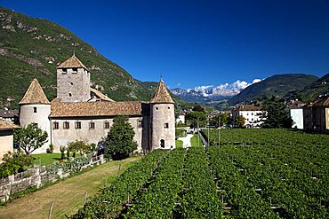 Mareccio castle, old town of Bolzano, Trentino Alto Adige, Italy, Europe