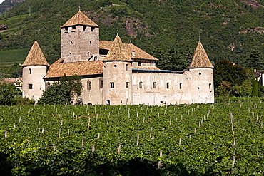 Mareccio castle, old town of Bolzano, Trentino Alto Adige, Italy, Europe