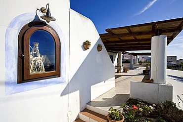 Little shrine, Salina Island, Aeolian Islands, Sicily, Italy