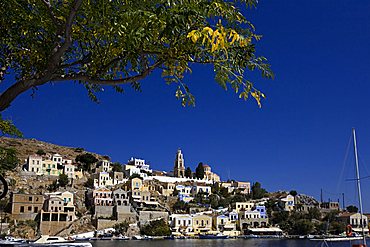 Cityscape, Symi, Dodecanese, Greek Islands, Greece, Europe