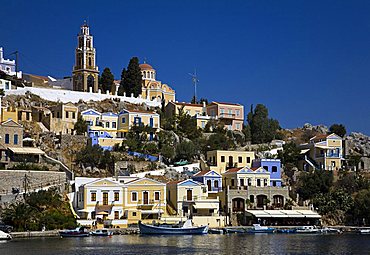 Cityscape, Symi, Dodecanese, Greek Islands, Greece, Europe