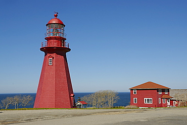 Lighthouse, Gaspesie, Gaspe peninsula, Quebec, Canada, North America