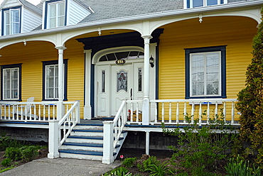 Tyical house, Gaspesie, Gaspe peninsula, Quebec, Canada, North America