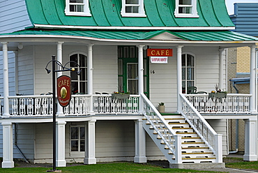 Tyical house, Gaspesie, Gaspe peninsula, Quebec, Canada, North America