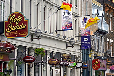 Rue de Buade, Quebec City, Capitale-Nationale, Quebec, Canada, North America