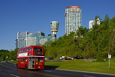 Double-decker bus, Niagara Falls, Ontario, Canada, North America