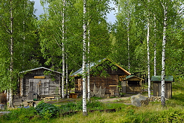 Traditional house, Linnansaari National Park, Southern Savonia and Northern Savonia, Finland, Scandinavia, Europe